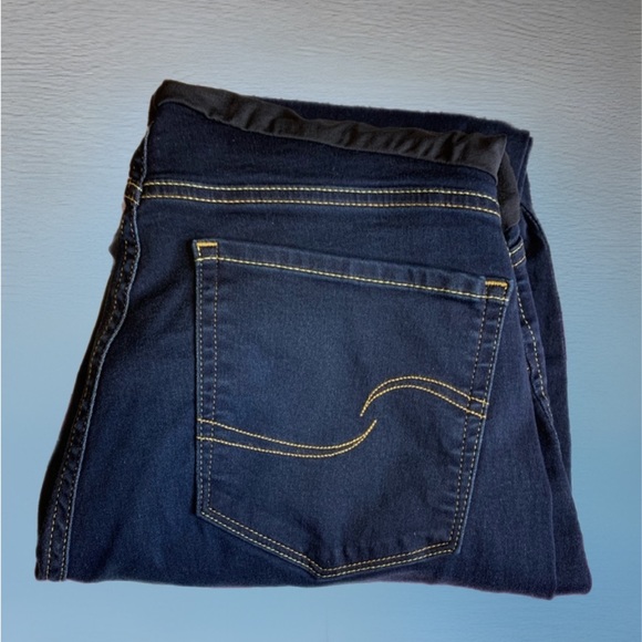 🍉Levi’s signature jean’s maternity, stretchy black band, EUC, XL, two available - Picture 3 of 9